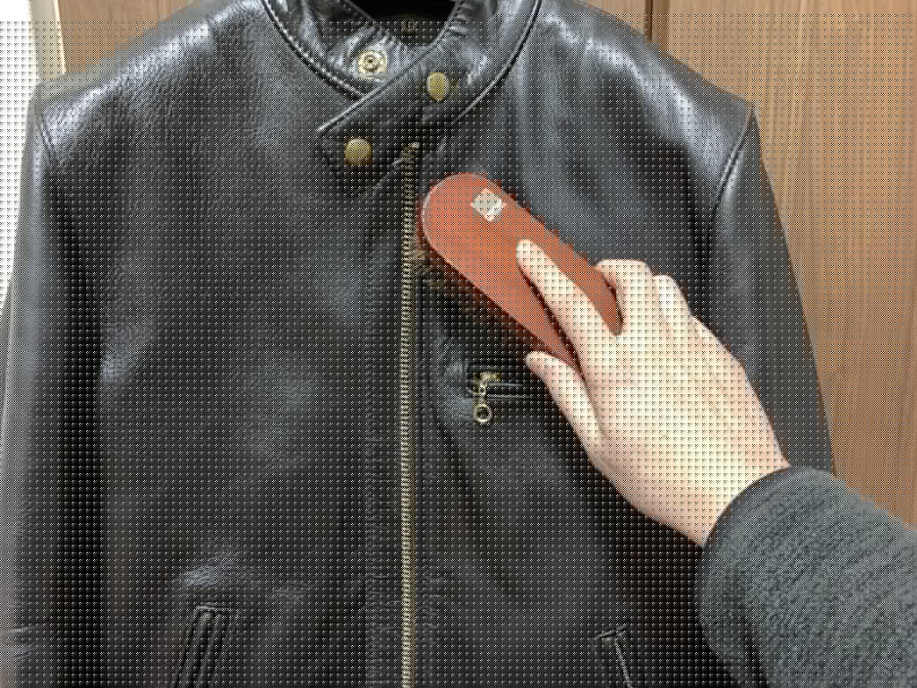古着で購入したバンソンモデルB メンテナンス ブラッシング