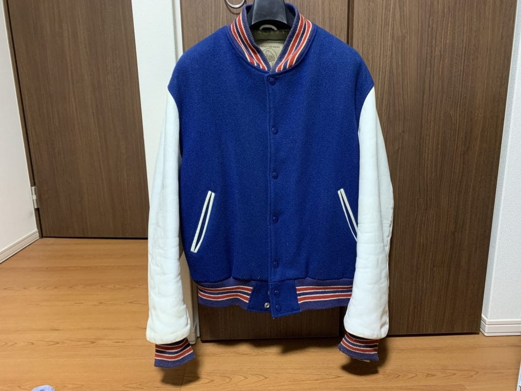 古着スタジャン メンテナンス 完了